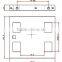 Bracket for hard disk 2.5 to 3.5