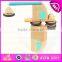 3D Construction set small flexible magic wooden robot,Educational Toy Wooden Robot Kit for children W03B046