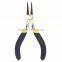 Mini 4.5" polishing Round nose pliers With plastic