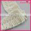 Wholesale hot sale white cotton fringe lace with bullion WLCA-004