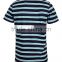 2016 men's new design cheap striped polo shirt