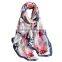 No MOQ Custom-made digital printing silk scarf fashion scarf