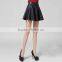 New Design Top Fashion Elegant mini short Sexy Black Leather Skirt