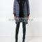new style modern ladies black mink fur padded coat competitive price