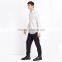 Hot styles contrast colors curve bottom fancy dress shirts for men