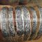 High quality zinc alloy bangle vintage style alloy bangle big wide open alloy bangle