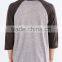 Mens 3/4 sleeve raglan t shirt from streetwear label