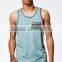 Custom cheap cotton men's tank top with pocket,stripe tank top