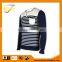 ISO9001/BSCI Manufature navy blue teenager striped pattern cardigan sweater