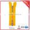 Fashion design double slider zipper two-way nylon plastic zipper open end A/L