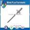 Made in Taiwan Aluminum Large Flange Anodized Stainless Steel Blind Rivet