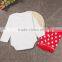 Online Wholesale funny christmas romper baby first rosette christmas clothes