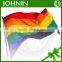 Fast Delivery cheap Custom polyester printed rainbow flag