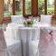 High Quality Polyester in White Used Banquet Chair Seat Cover