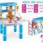 Kids Colorful Plastic Rocking Horse Toys, Riding Horse Set With Doll And Music