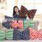 Custom Soft Plush Flannel Bowknot Shape Pillow
