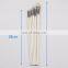 Bright Artist Bristle Paint Brushes With Long Wood Handle