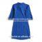 OEM Long casual dress long sleeve 2 chest pockets shirt dress