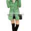 2016 BAIYIMO Women's Winter Coat Slim Md-long Cotton-padded Jacket with Removable Hood
