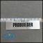 Hot Sale Shiny Silver Metal Brushed and Engraved Painting Aluminum Label with Custom Name Design
