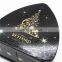 FANCY cylinder kid triangular tin box metal piggy bank with crackled finsh