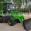 0.6ton 4 Wheel Drive Mini Used Front End Wheel Loader Prices With CE For Sale
