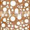  new products corten steel decorative led water bubble wall