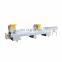 Double head upvc pvc profile window cutting saw machine