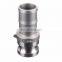 High quality stainless steel 304 quick coupler Type E DN 65 Camlock plumbing fittings high pressure dairy pipe fittings