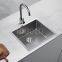 951243 HIGOLD PVD Grey Nano SUS 304 Stainless Steel Handmade Sink Single Bowl R10 1.2mm 500x450x220mm