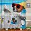 i@home 3d digital mildew resistant 100% polyester dog fabric shower curtain printing waterproof