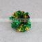 2020 New Design Rainbow Cat Plush Toy Ball with Bell Colorful Rolling Soft Cat Dog Training Playing Ball
