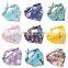 Hot printed lattice stripe christmas colorful dog saliva bib triangle pet bandana collar