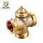 Brass Valvola Fan Coil 2 Vie Sede Conica
