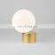 Guangdong nordic metal gold table lamp for living room