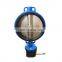 ductile iron worm driven wafer butterfly valve,flange type wafer butterfly valves