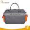 factory OEM fashion baby diaper travel hand and shoulder nappy bag