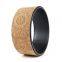 Low MOQ Customized Cork Yoga Wheel With CE Certification