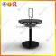 Fashion new design useful metal rotating clothes plastic display stand