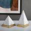 Handmade Creative Ceramic Handmade Decoration Triangle Craft Arts For TV Bench