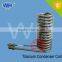 Titanium evaporator coil for aquarium chiller