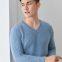 Wholesales Men′s V-Neck Pullovers Autumn Cashmere Sweater