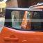 Chrome door visor side window deflector shade sun rain shield silver strips guard for jeep Renegade