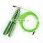 2021 Hot Selling Aluminum Handle Steel Wire Rope Skipping Fitness Sports Aluminum Alloy Rope Skipping Bearing