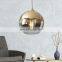 Modern Light Decorative Nordic E27 Glass Pendant Lamp Grey Glass Hotel Chandelier