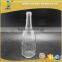 350ml empty beverage glass drinking bottle with alum lid/ soft drink bottle