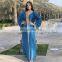 Middle East cross-border women's dress hot diamond ribbon lace abaya Dubai Muslim robe Eid Mubarak