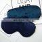 Silk Navy Blue Eyemask Weighted Sill Slik Eye Masks With Pouch
