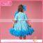 Spring summer fall kids feather bottom dress