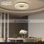 HUAYI New Arrival Gold Round 36watt Home Hotel Bedroom Indoor Modern LED Ceiling Light